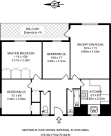 Floorplan area for info only, not for Â£/sq. ft valuation