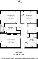 Floorplan area for info only, not for £/sq. ft valuation
