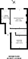 Floorplan area for info only, not for £/sq. ft valuation