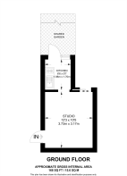 Floorplan area for info only, not for £/sq. ft valuation