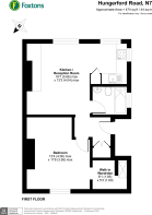 Floorplan area for info only, not for £/sq. ft valuation