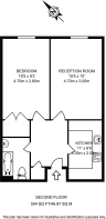 Floorplan area for info only, not for £/sq. ft valuation