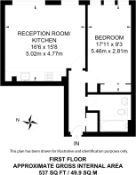 Floorplan area for info only, not for Â£/sq. ft valuation