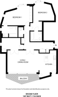 Floorplan area for info only, not for £/sq. ft valuation