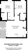Floorplan area for info only, not for £/sq. ft valuation