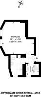 Floorplan area for info only, not for £/sq. ft valuation