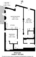 Floorplan area for info only, not for £/sq. ft valuation