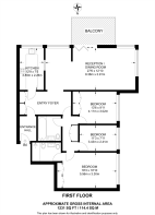 Floorplan area for info only, not for £/sq. ft valuation