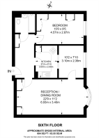 Floorplan area for info only, not for £/sq. ft valuation