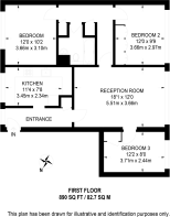 Floorplan area for info only, not for Â£/sq. ft valuation