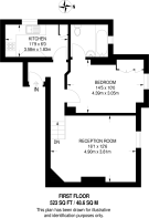 Floorplan area for info only, not for Â£/sq. ft valuation