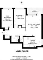Floorplan area for info only, not for £/sq. ft valuation