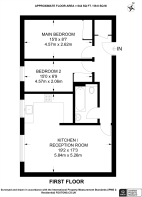 Floorplan area for info only, not for £/sq. ft valuation