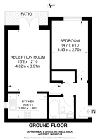 Floorplan area for info only, not for £/sq. ft valuation
