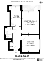 Floorplan area for info only, not for £/sq. ft valuation