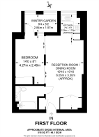 Floorplan area for info only, not for £/sq. ft valuation