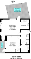 Floorplan area for info only, not for Â£/sq. ft valuation