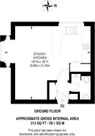 Floorplan area for info only, not for £/sq. ft valuation