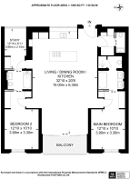 Floorplan area for info only, not for £/sq. ft valuation