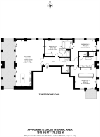 Floorplan area for info only, not for £/sq. ft valuation