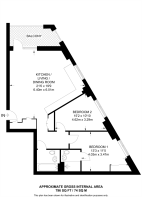 Floorplan area for info only, not for £/sq. ft valuation