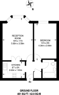 Floorplan area for info only, not for Â£/sq. ft valuation