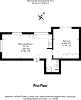 Floorplan area for info only, not for £/sq. ft valuation