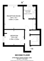Floorplan area for info only, not for £/sq. ft valuation