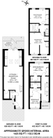Floorplan area for info only, not for £/sq. ft valuation