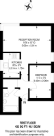 Floorplan area for info only, not for £/sq. ft valuation