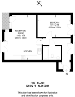 Floorplan area for info only, not for Â£/sq. ft valuation