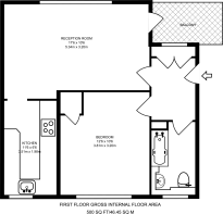 Floorplan area for info only, not for Â£/sq. ft valuation