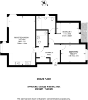 Floorplan area for info only, not for £/sq. ft valuation