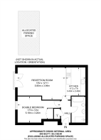 Floorplan area for info only, not for £/sq. ft valuation