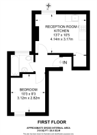 Floorplan area for info only, not for £/sq. ft valuation
