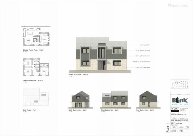 24018 - P01 - Plot 1 - Plans And Elevations- A1