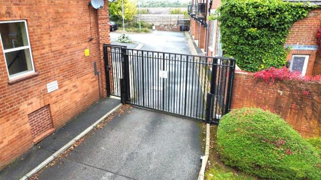 Gated entrance 