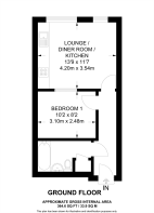 Floorplan area for info only, not for £/sq. ft valuation