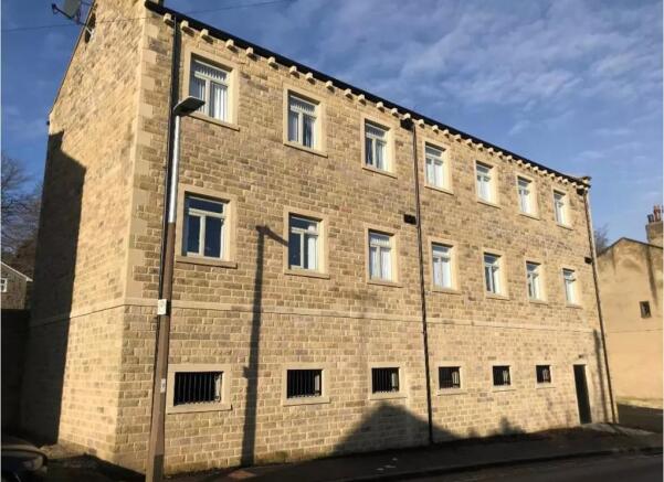 Back of apartments 