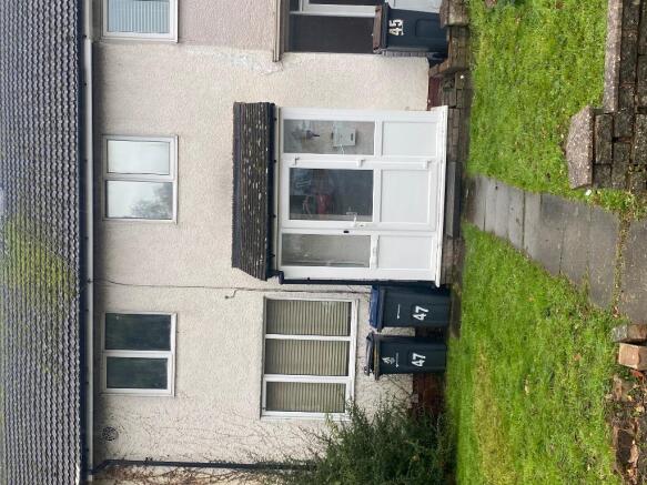 Front of house and garden