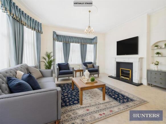 AI Staged Living Room