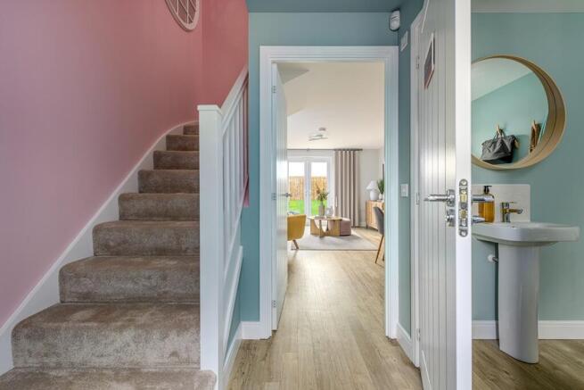 The Chalmers has a bright and welcoming hallway