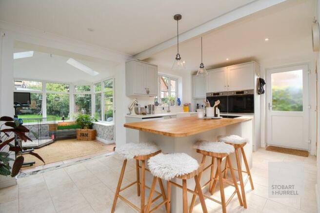 Kitchen into Garden Room 