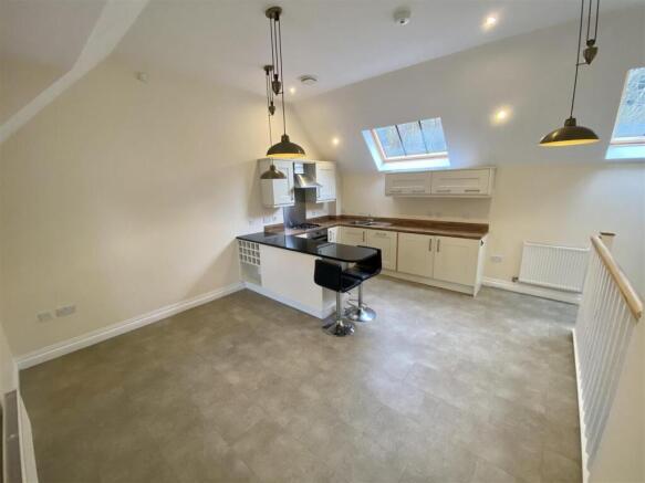 Open Plan Living Area and Kitchen