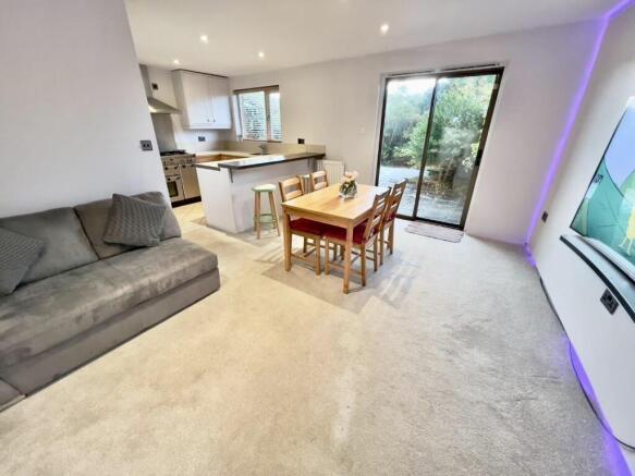 Open Plan Kitchen, Dining and Living Area