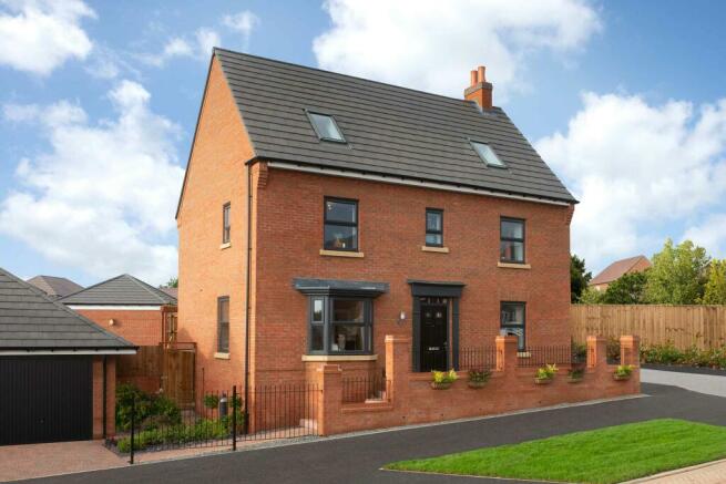 New Lubbesthorpe show home external