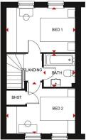 Wilford 2 bedroom home brunel quarter chepstow david wilson homes