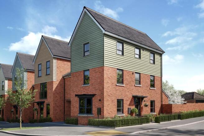 outside view of three storey detached home