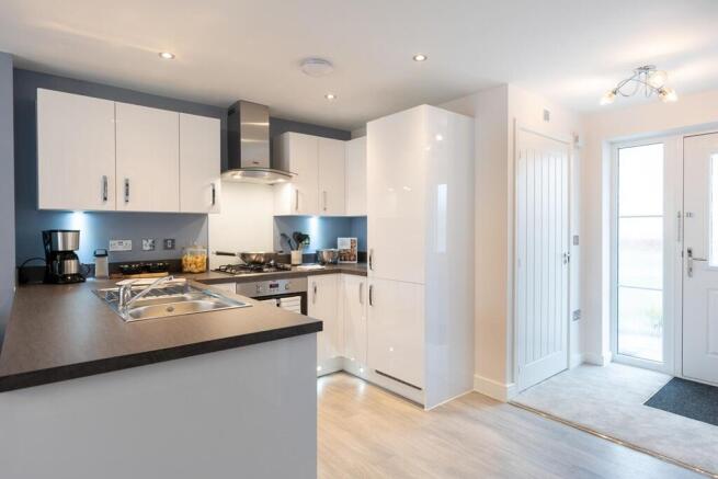 The Ashenford has a bright hallway with handy storage