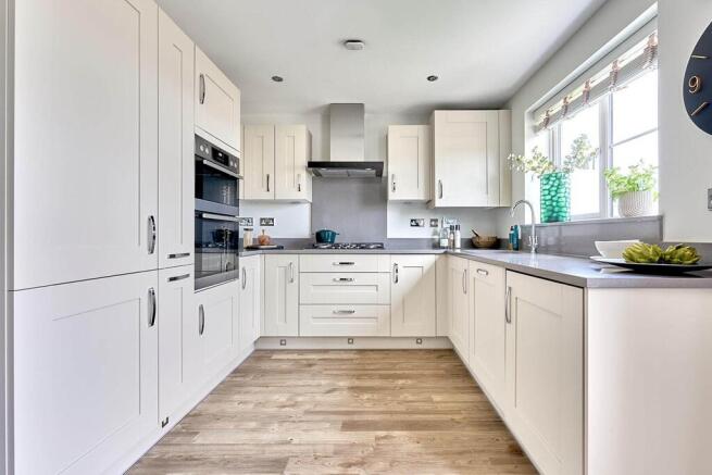 A brand new, modern kitchen is ready to go from the day you move in